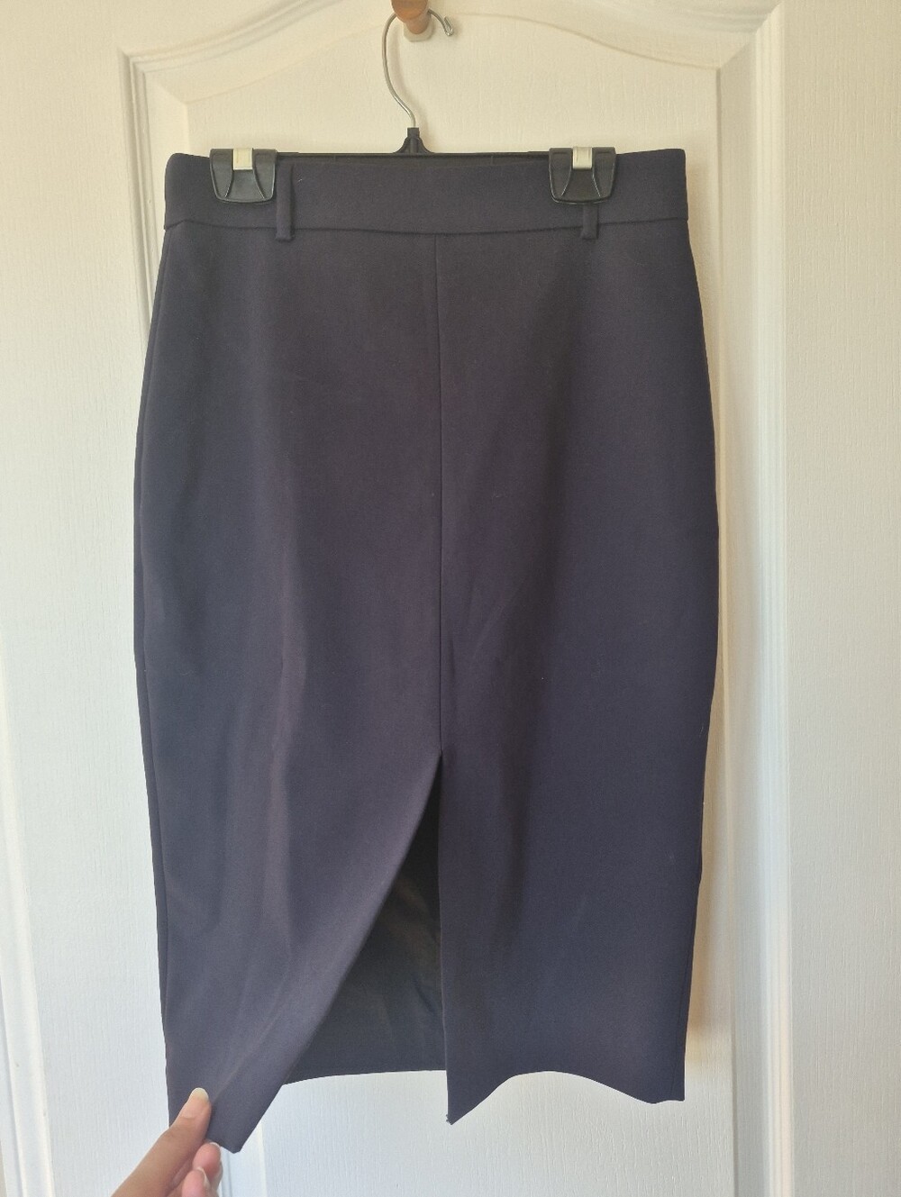 Classic Navy Pencil Skirt